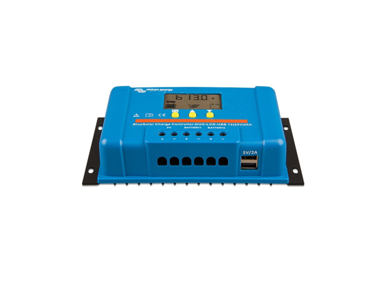 Victron BLUESOLAR PWM DUO-LCD&USB 12/24V-20A